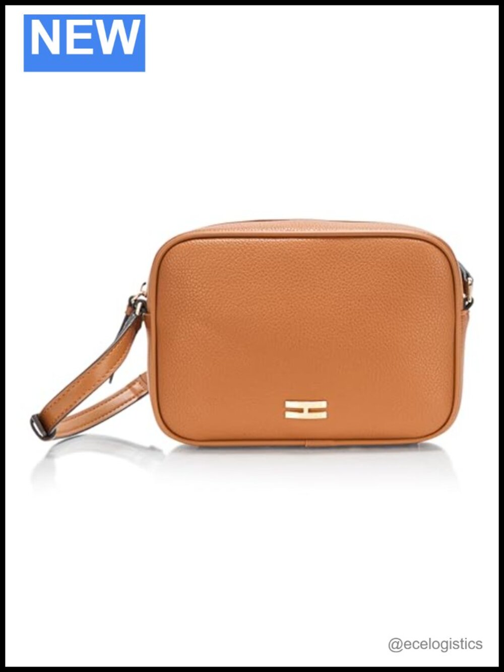Medium PU Satchel Crossbody Bag with Adjustable Strap, Zipper Closure, 5 Pockets